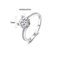 Anello Gaurosa Donna Fantasy in Argento Moissanite MSR-037 - MSR-037_15